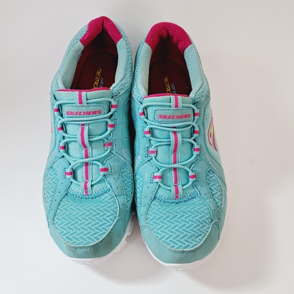 Skechers Shoes - Skechers Memory Foam Flex Fushion EZ Flex No Tie Slip On Sneakers